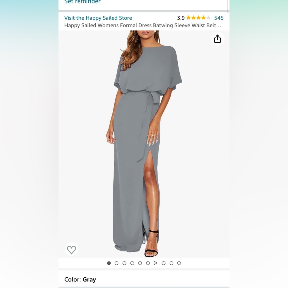 Gray dress - large